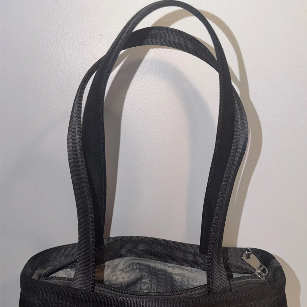 Harveys Black Woven Seatbelt Tote